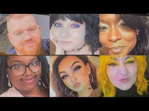 ASMR Tracing some of my viewers faces -  62k Subs Special !!!!!  #asmr
