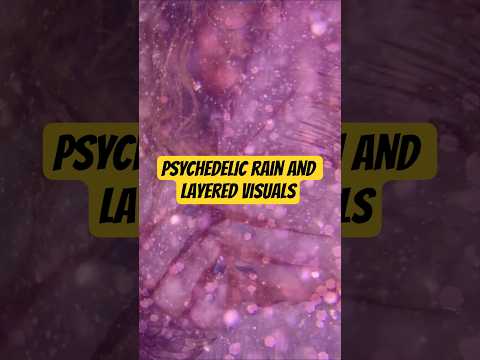 Psychedelic rain and layered visuals 😍 #triggersforsleep #asmrvideo #relax #visualtingle #asmr