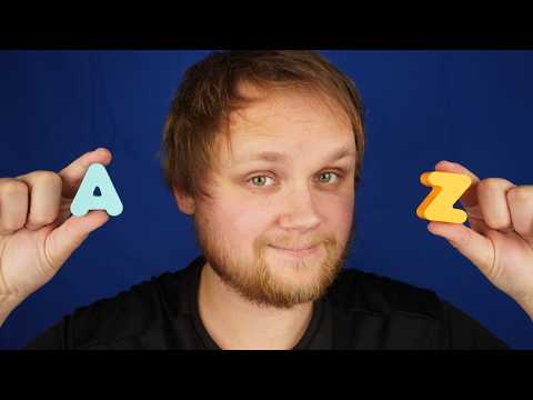 ZESTY ASMR Learning 26 Amazing A to Z Words
