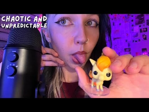 Chaotic and Unpredictable ASMR | Mouth Sounds, Trigger Assortment, Thunderstorm Sounds
