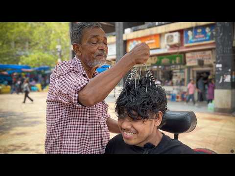 Indian STRESS Killer Head Massage By Waris Barber | BEST ASMR For QUICK SLEEP | ASMR Gautam