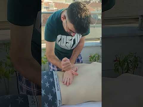 THE MOST RELAXING TECHNIQUES FOR BACK, WAIST AND ARM #satisfying #relaxing #asmr #shorts #massage