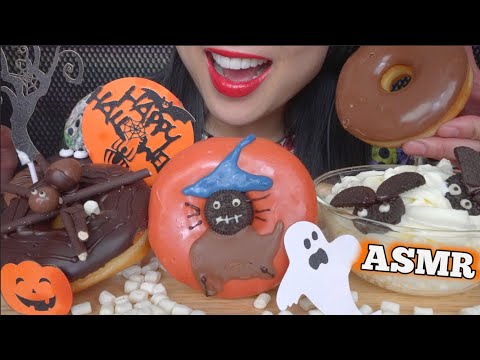 ASMR HAPPY HALLOWEEN (RELAXING SOFT EATING SOUNDS) NO TALKING | SAS-ASMR