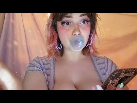 ASMR Visiting Your Eccentric Aunt (Gum Chewing)