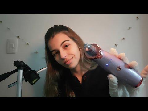 ASMR FAZENDO SUA LIMPEZA DE PELE