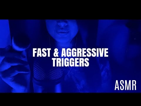 My First ASMR Video (Uncut) | FAST AND AGGRESSIVE MIC BRUSHING ASMR NO TALKING #asmr