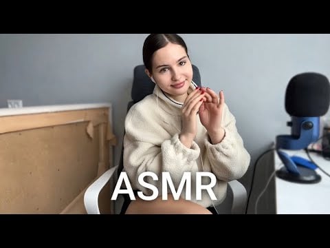 ASMR gentle fabric scratching