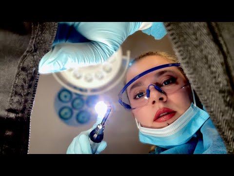 ASMR Surgery | Autopsy & Detailed Postmortem Exam | Skin, Eyes, Ears, Dental, Internal, Measuring