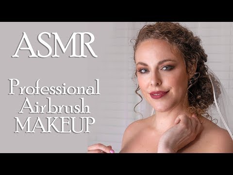 ASMR Professional Makeup Artist Does my Makeup w/ Airbrush