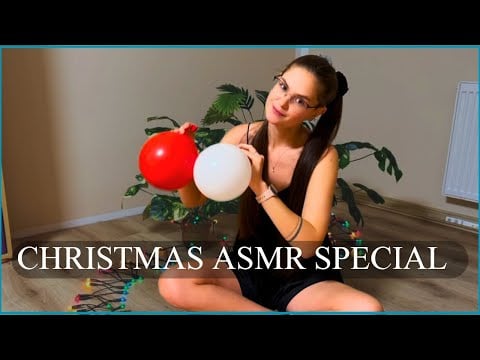 Christmas ASMR 🎄🎈 | Balloon Sounds for Tingles 