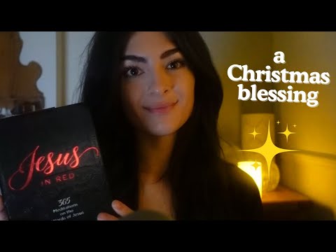 A Christmas Devotional ASMR| Relaxing Christian Bible ASMR