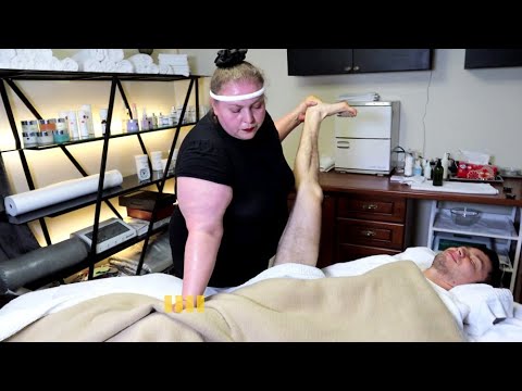 ASMR Super strong massage by super strong Maria