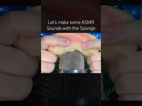 ASMR with the Sponge! 🫶🏻 #asmr