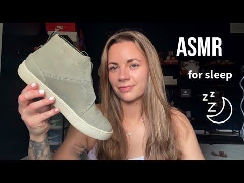 ASMR | LL Bean Shoe Review with Tingly Triggers 😴🏕️