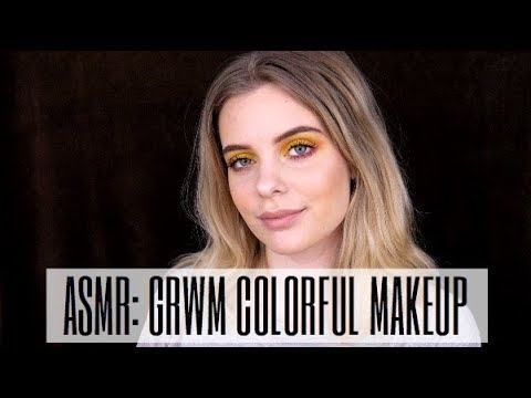 ASMR GRWM Colorful Makeup l Whispered