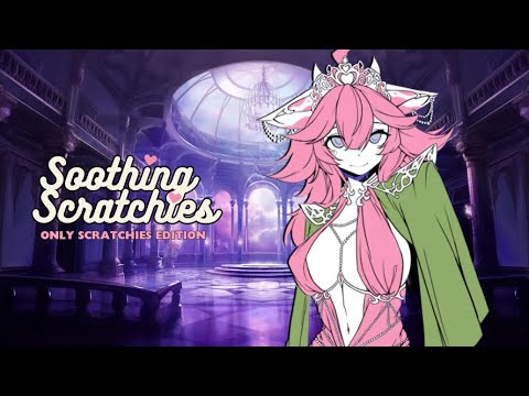 [3DIO ASMR] Soothing Scratchies (Head Scratching, Fabric Sounds)  (VTuber)