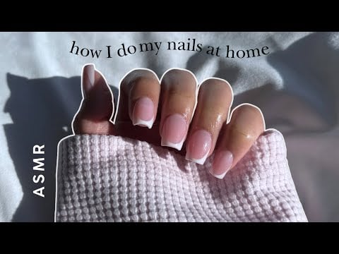 At-Home Nail Routine for Filming ASMR VIDEOS 💅🏽