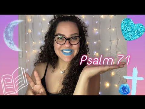 CHRISTIAN  ASMR: BIBLE 📖 READING WITH OMY (PSALM 71) #123