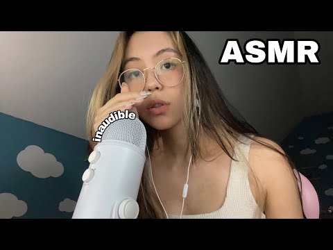 ASMR | Inaudible Whispering :)