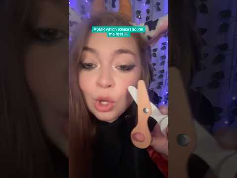 Wooden scissors are superior 💤 #asmr
