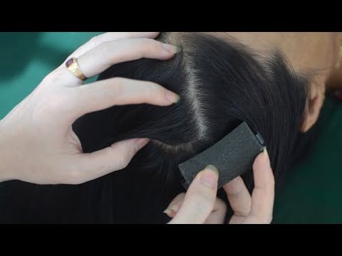 ASMR Hair Sounds With Scalp Check & Nape Tingles, Relaxing For Reduce Headache, Stress
