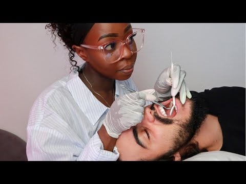 DENTIST Cleans and Checks Teeth 🦷 | ASMR