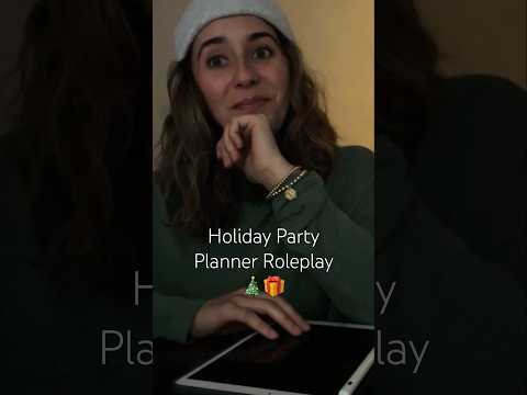 ASMR Holiday Party Planning Short 🎄 Relax & Enjoy