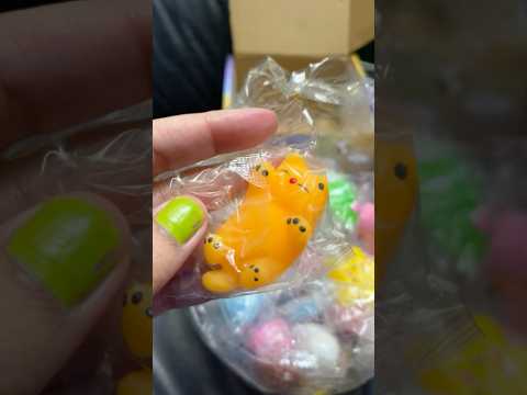 Shorts asmr unboxing mochi and asmr crinkle sounds