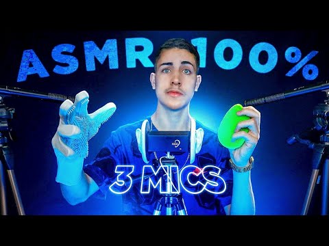 100% do seu SONO garantido! – Vídeo para dar sono e dormir *ASMR 3 MICROFONES*