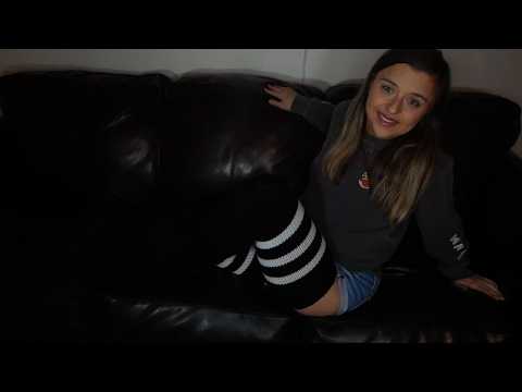 ASMR~ Thigh High Sock Scratching