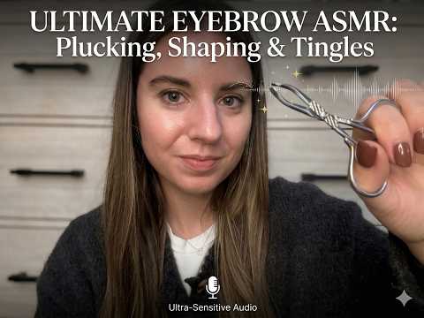 Wait… Let Me Get Closer || Eyebrow Grooming ASMR [Personal Attention]