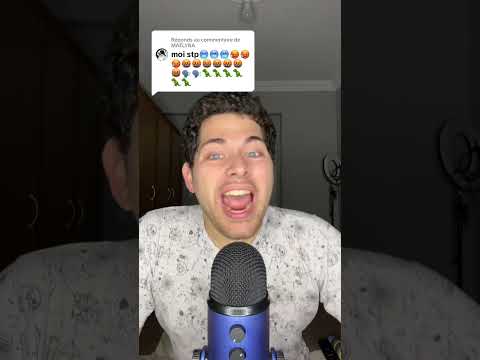 ASMR EMOJI CHALLENGE 🥶🥵🤬🗣️🦖 #asmr #asmrfrançais #emojichallenge #shorts
