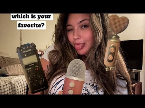 MIND MELTING MOUTH SOUNDS w/ ALL MY MICS! (w/ rambling to make you fall fast asleep) ASMR 😴 