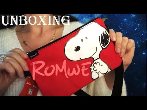 ASMR * Super cute unboxing ROMWE