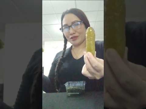 SOUR PICKLE SUSHI #viral #food #eatingvideos #shortsfeed #mukbang #everyone #eating #foodie #asmr