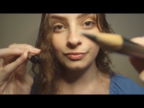 ASMR DESENHANDO SEU ROSTO para você DORMIR RÁPIDAMENTE (Sons de Lápis, Sons de Boca) ♥ Camila ASMR