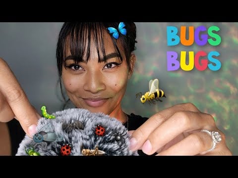 ASMR Searching For Bugs In The Rain 🌧  Plucking , Mouth Sounds TINGLY