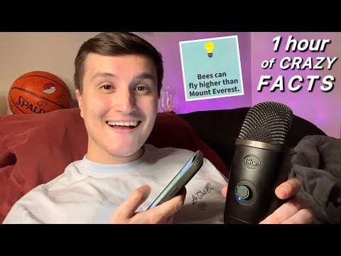 ASMR | 1 HOUR of Whispering CRAZY Facts You NEVER Heard  🧠💤