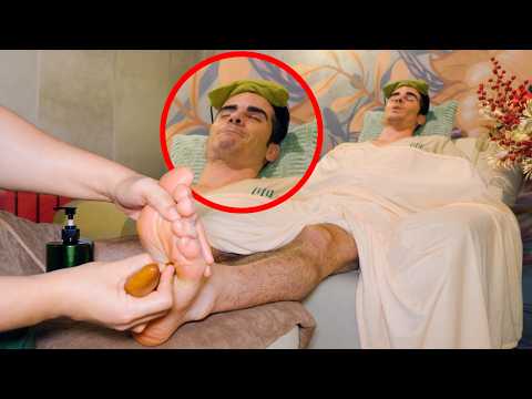 ASMR: Foot Reflexology Massage with Wooden Tool Made me Fall Asleep