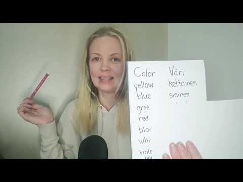 Asmr in English - Learn Finnish with me ✏️