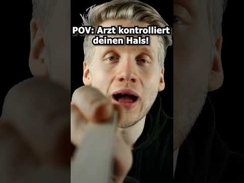 ASMR - POV: Arzt kontrolliert deinen Hals! #shorts #asmr #roleplay #deutscheasmr