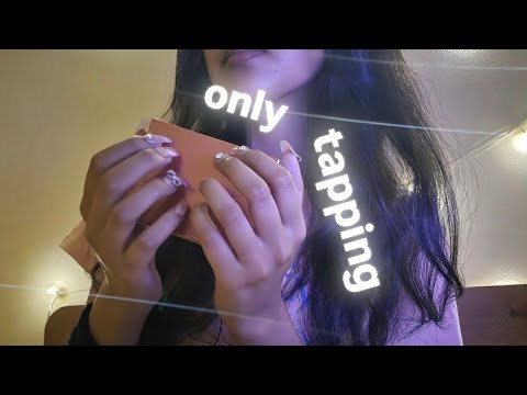 ASMR tapping your brains out ⭒.⭒