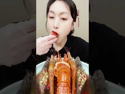🦐🍜 Giant seafood mukbang 🍲🍚🍜 tasty bites #SeafoodMukbang #해산물먹방