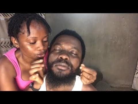 ASMR TINGLING FACE TOUCHING AND BEARDS NITPICKING FOR DEEP SLEEP 😴 