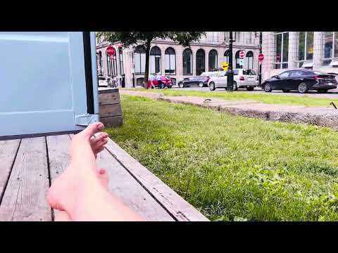 ASMR Lazy bare feet resting