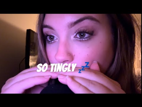 ASMR mouth sounds, clicky/inaudible whispers, + other random triggers to make u sleepy 🥱 💤