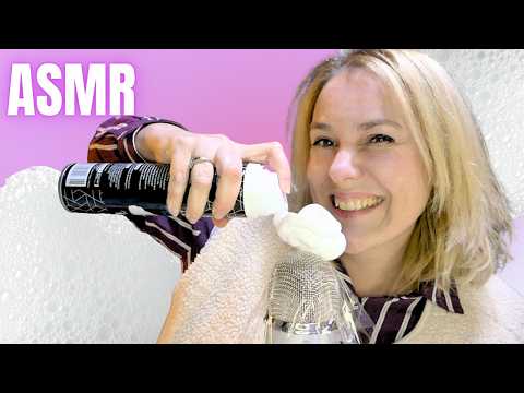 ASMR FR 🫧 Mousse onctueuse, une expérience ultra relaxante (et chuchotement)