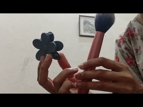 ASMR doing  makeup on camera | lofi asmr |no talking | actual camera touching ✨️