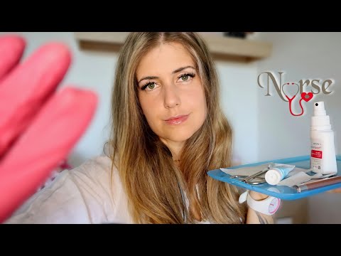 ASMR deutsch | Liebevolle Krankenschwester versorgt deine Wunde | Medical Nurse Roleplay german