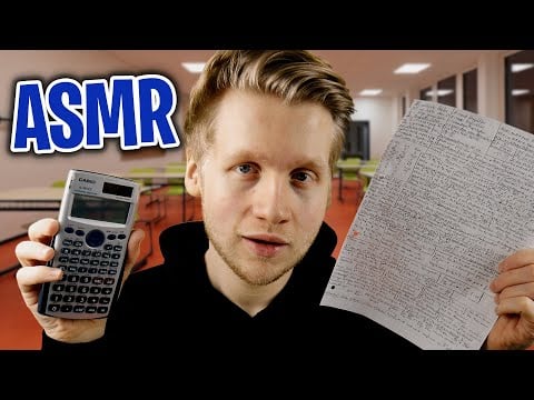 ASMR | Junger MATHELEHRER möchte dir wirklich etwas beibringen!